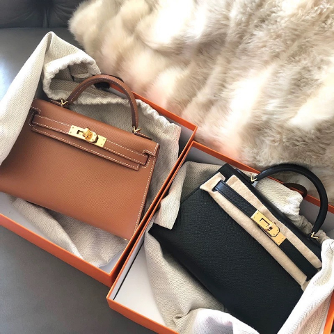 二代真皮凱莉包(22cm)